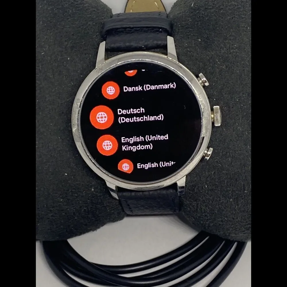 Fossil Gen 4 Authentic Digital Dial Smart Watch Custom Band FTW6011 AB468